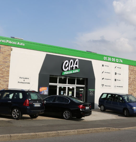 La façade du magasin CPA Pièces Auto à Coignières